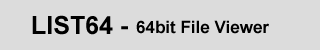 List64 File Viewer page header